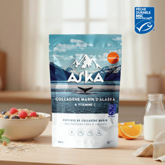 Collagène Marin d'Alaska en poudre - Mandarine - ASKA Nutrition