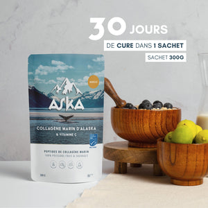 Collagène Marin d'Alaska en poudre - Mangue - ASKA Nutrition