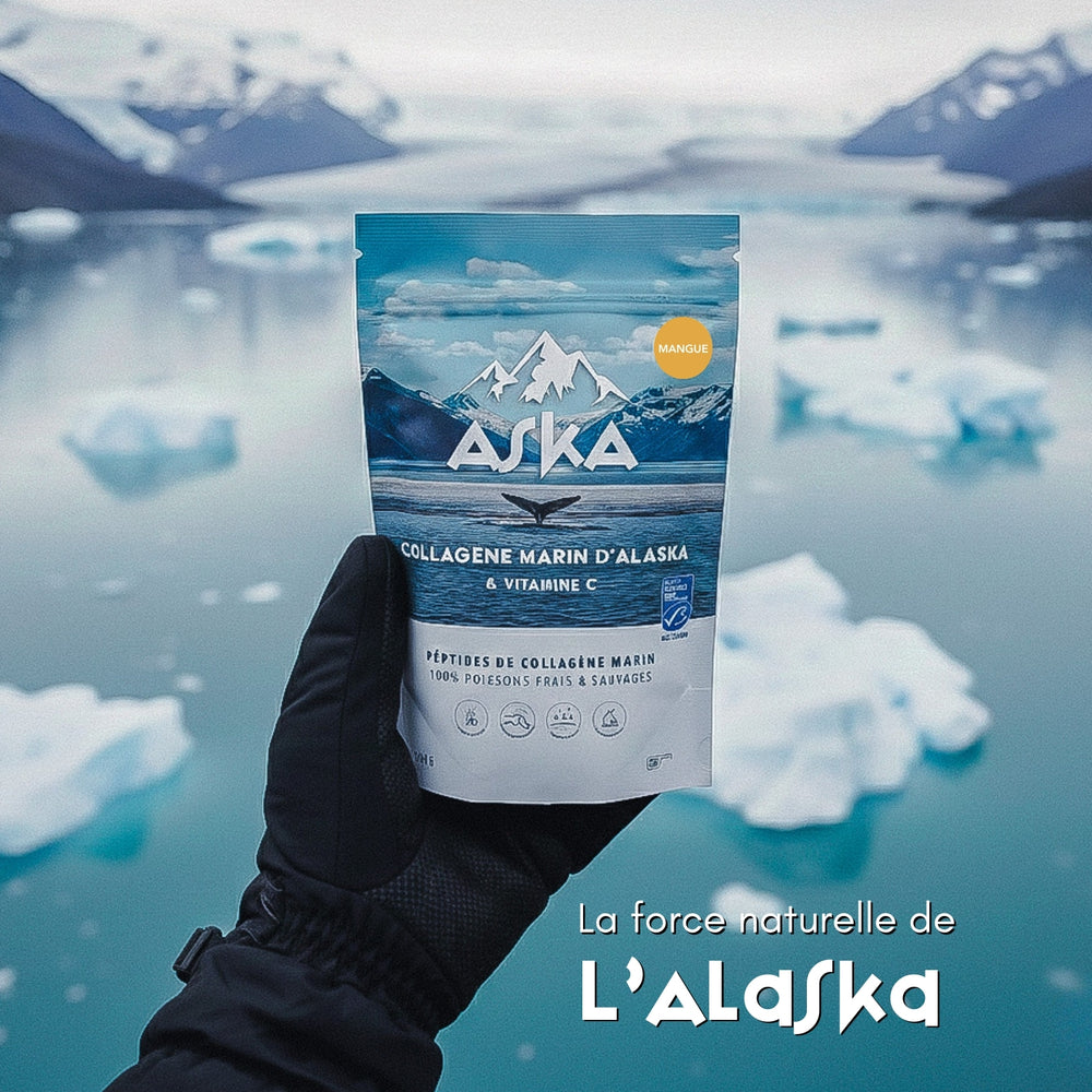 Collagène Marin d'Alaska en poudre - Mangue
