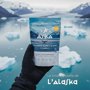 Collagène Marin d'Alaska en poudre - Mangue