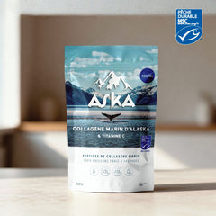 Sachet de collagène marin d'Alaska en poudre Nature - ASKA Nutrition 300g